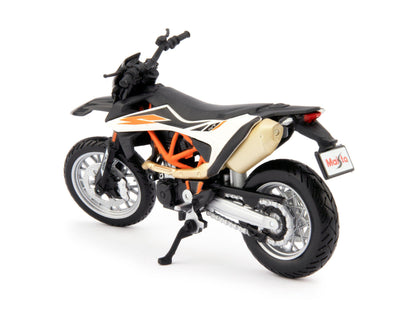 KTM 690 SMC R white 1:18 Scale Motorcycle Model