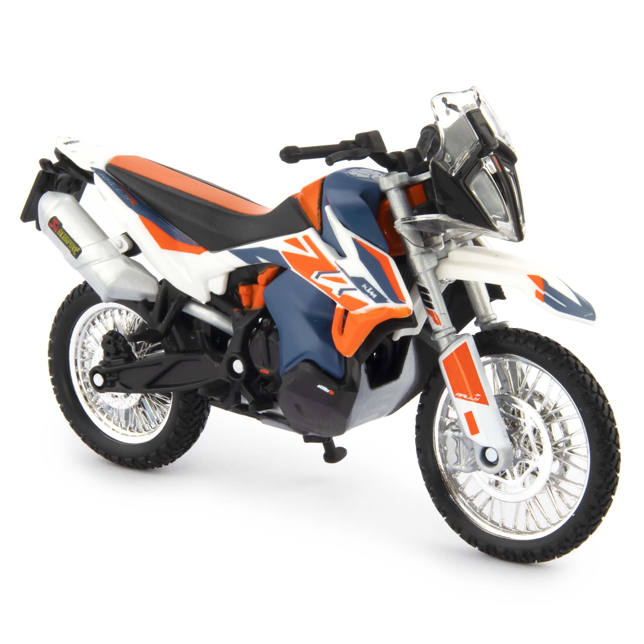 KTM 790 Adventure R Rally Diecast Model Motorcycle 2020 - 1:18 Scale-Bburago-Diecast Model Centre