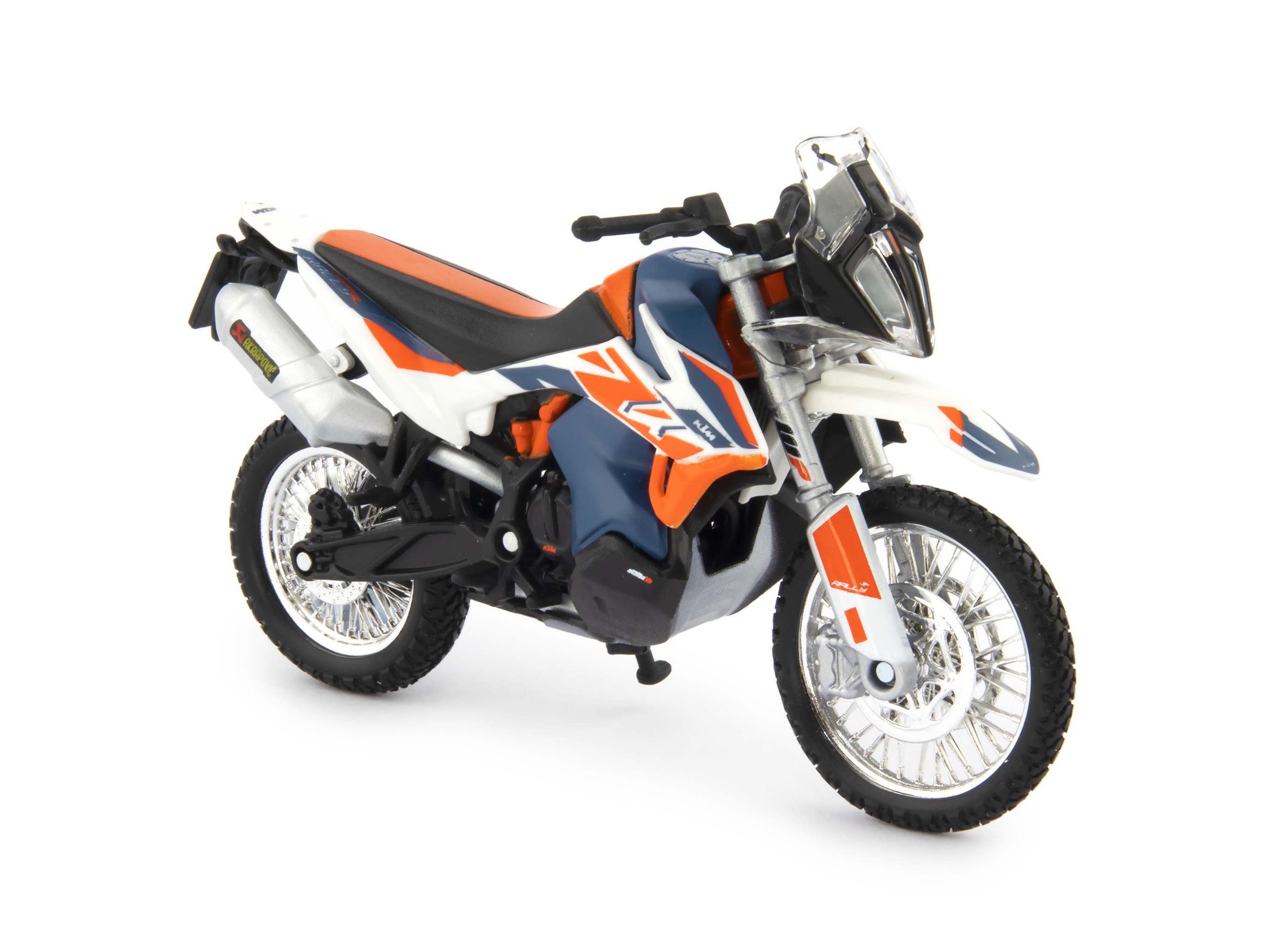 KTM 790 Adventure R Rally Diecast Model Motorcycle 2020 - 1:18 Scale-Bburago-Diecast Model Centre