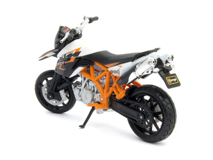 KTM 990 Supermoto R 2011 black/white- 1:18 Scale Motorcycle Model