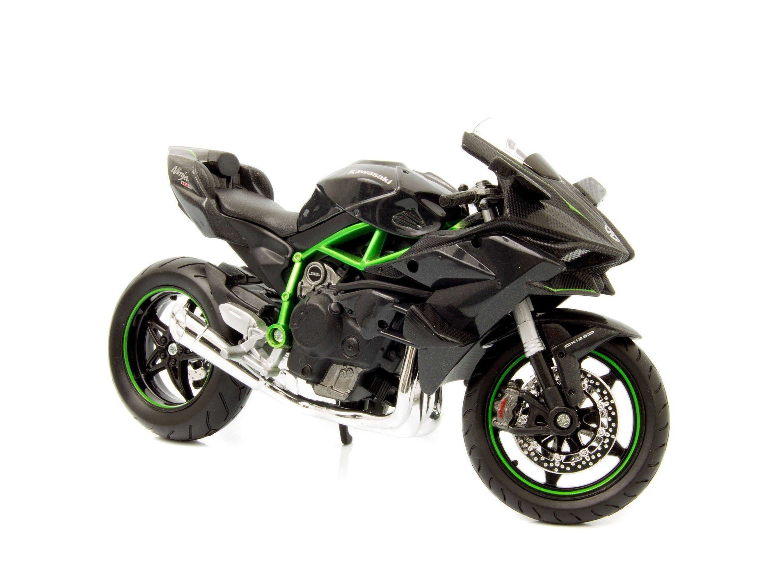 Kawasaki H2 R Ninja Grey 1:12 Scale Maisto Diecast Model