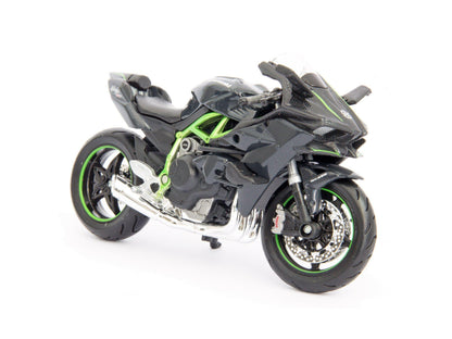 Kawasaki H2 R Ninja grey 1:18 Scale Motorcycle Model