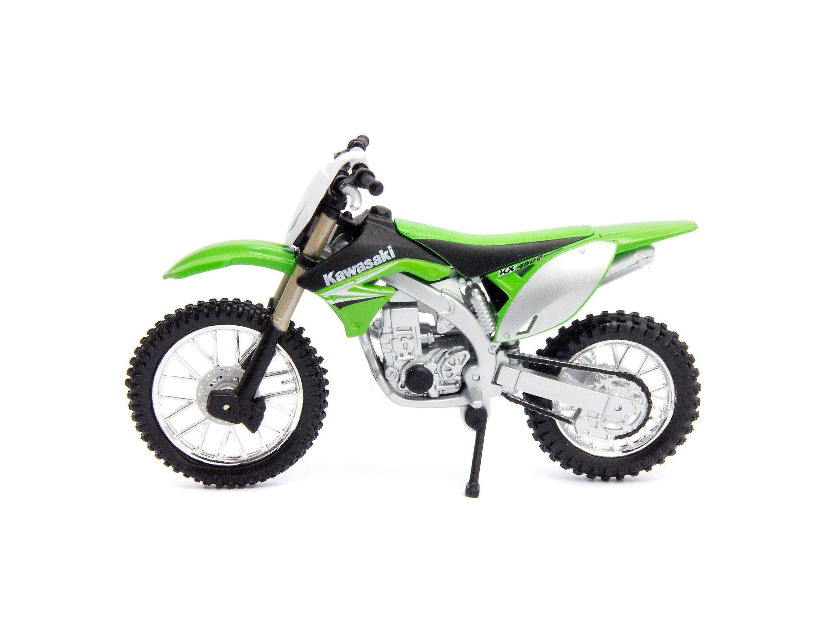 Kawasaki KX450F Green Bburago 1:18 Scale Diecast Model