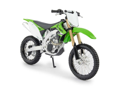 Kawasaki KX450F green 1:12 Scale Motorcycle Model
