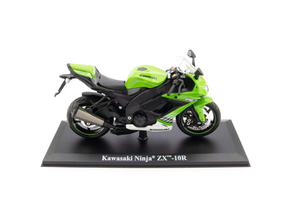 Kawasaki Ninja ZX-10R 2010 green 1:12 Scale Motorcycle Model