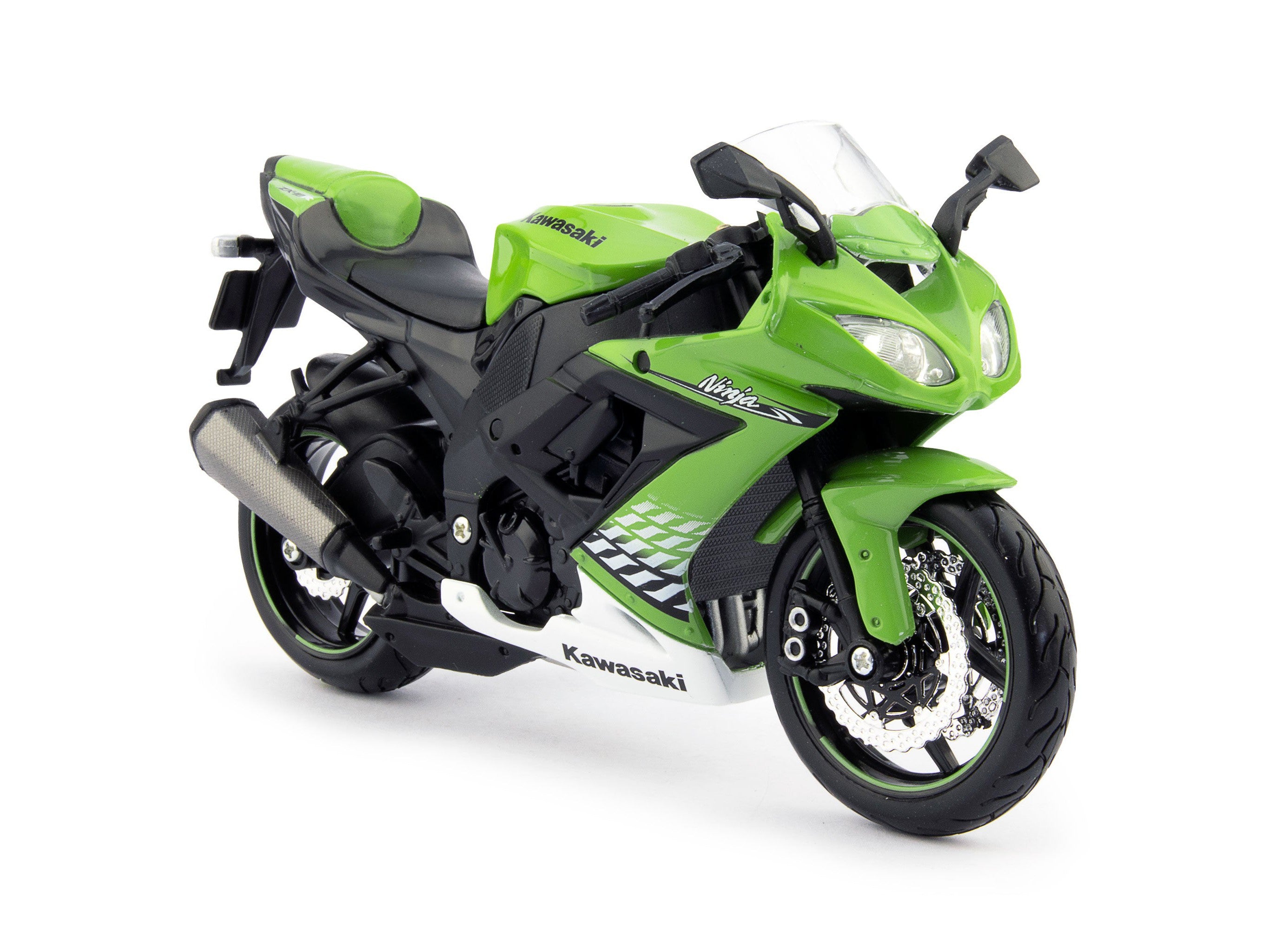 Kawasaki Ninja ZX-10R 2010 green 1:12 Scale Motorcycle Model