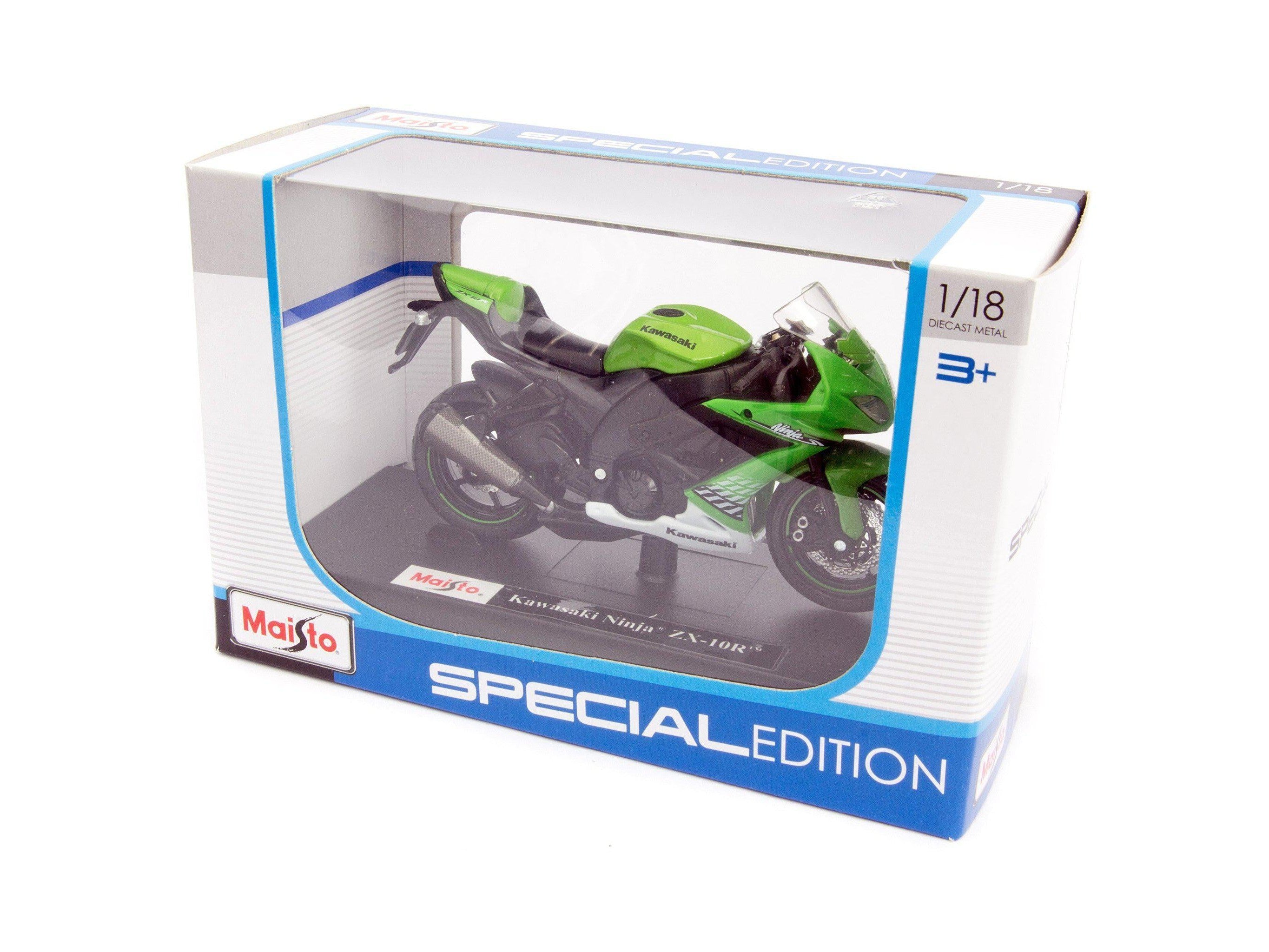 Kawasaki Ninja ZX-10R 1:18 Motorcycle Model Maisto 10004G