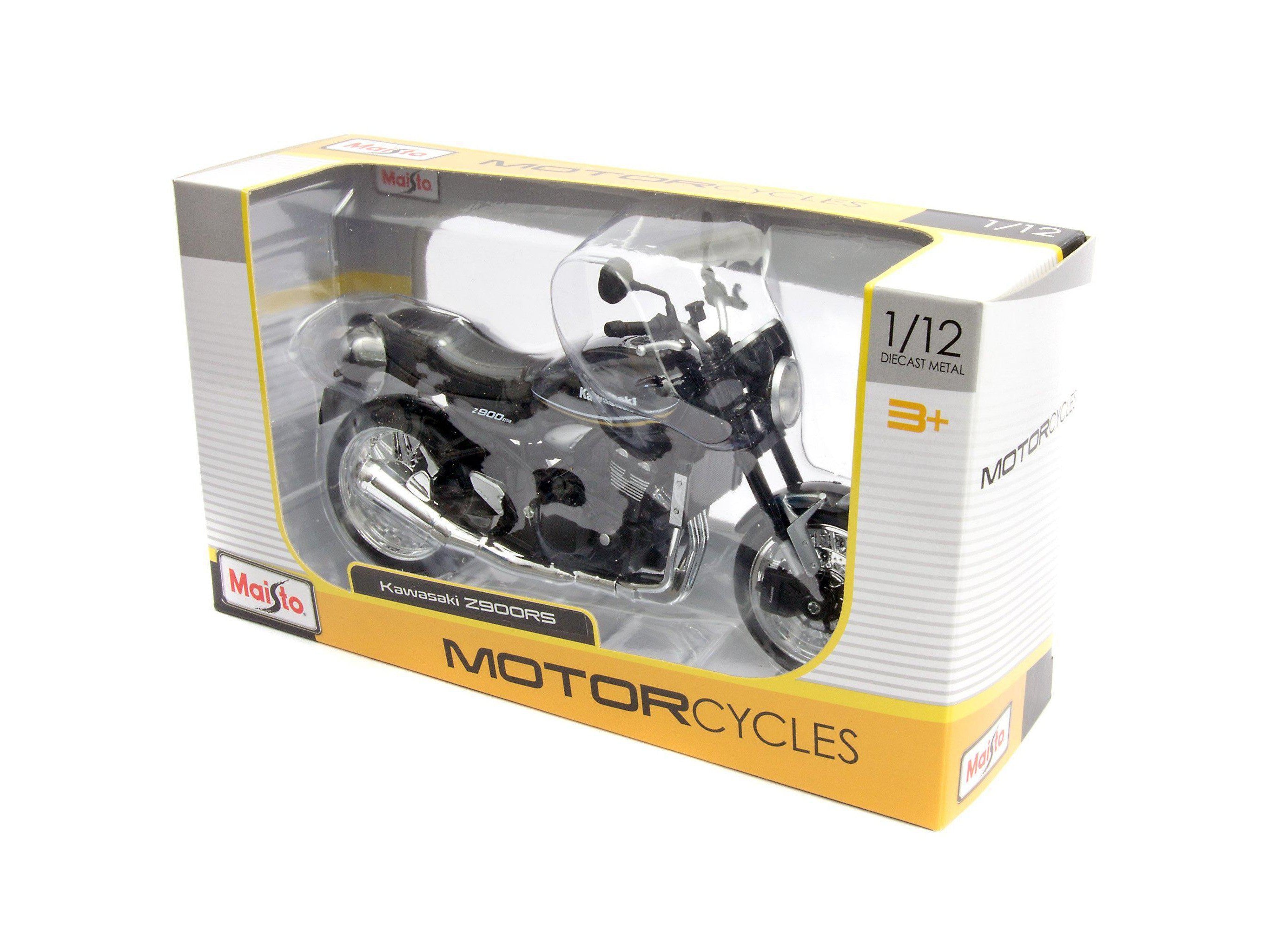 Kawasaki Z900RS 2019 Candytone Brown/Candytone Orange 1:12 Scale Motorcycle Model