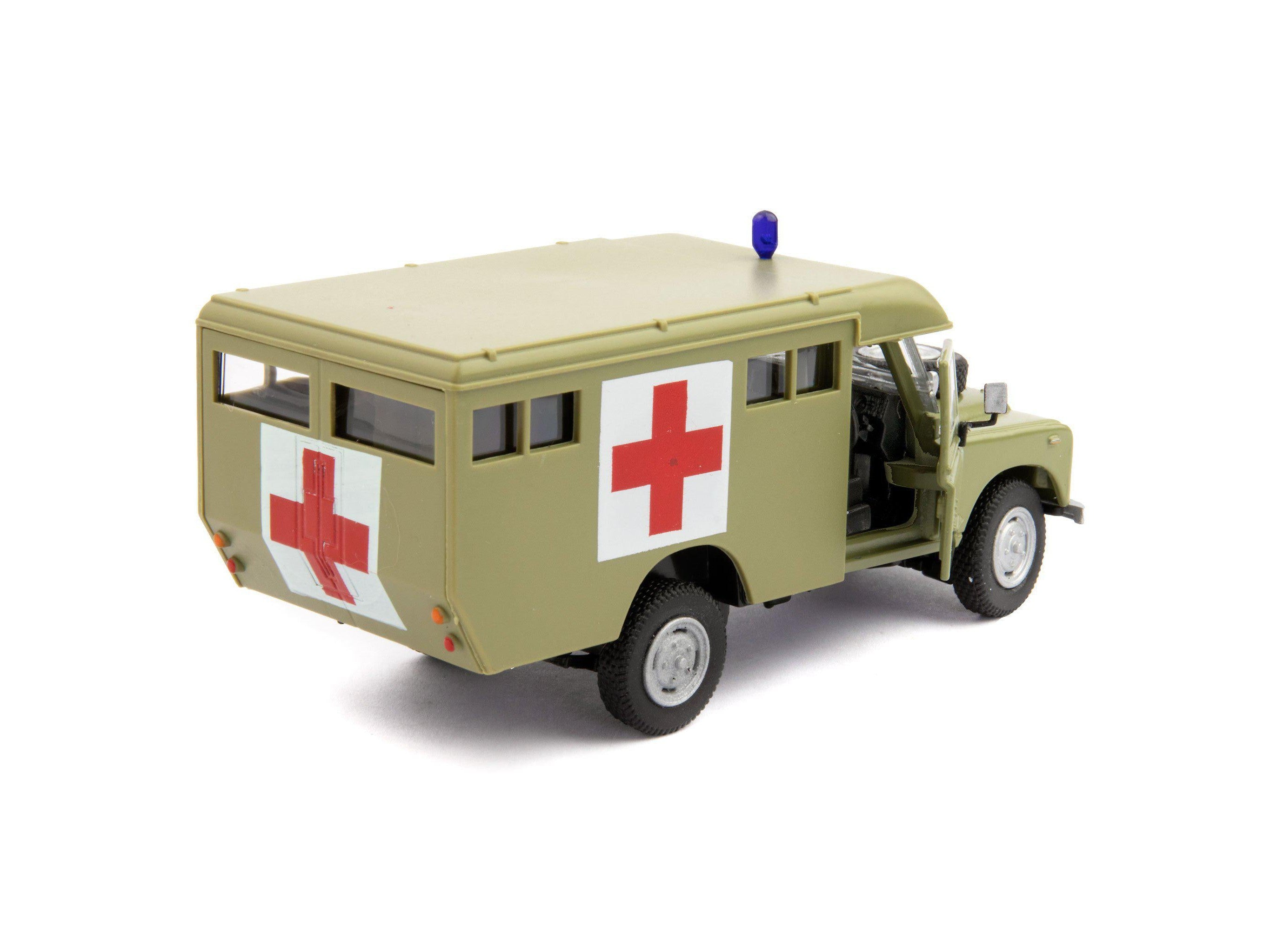 Land Rover Defender Series 3 109 Army Ambulance 1:43 Scale Model