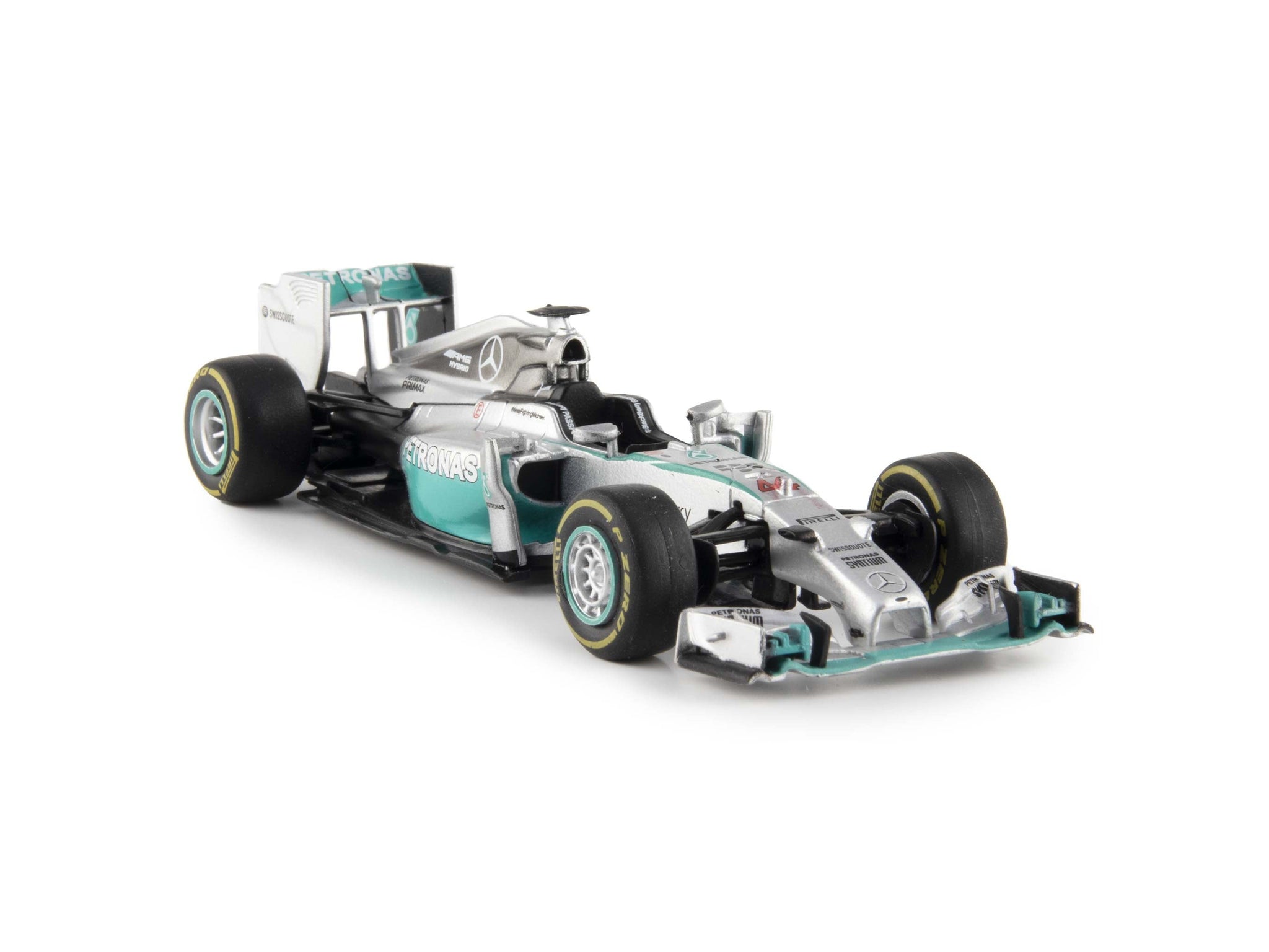 OPO 10 - Miniature car Formula 1 1/43 Compatible with Mercedes F1 W05  Hybrid - Lewis Hamilton - 2014 - F1 FD014
