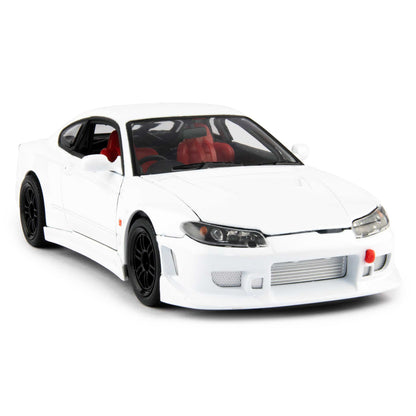 Nissan Silvia S-15 RS-R Diecast Model Car white - 1:24 Scale-Welly-Diecast Model Centre