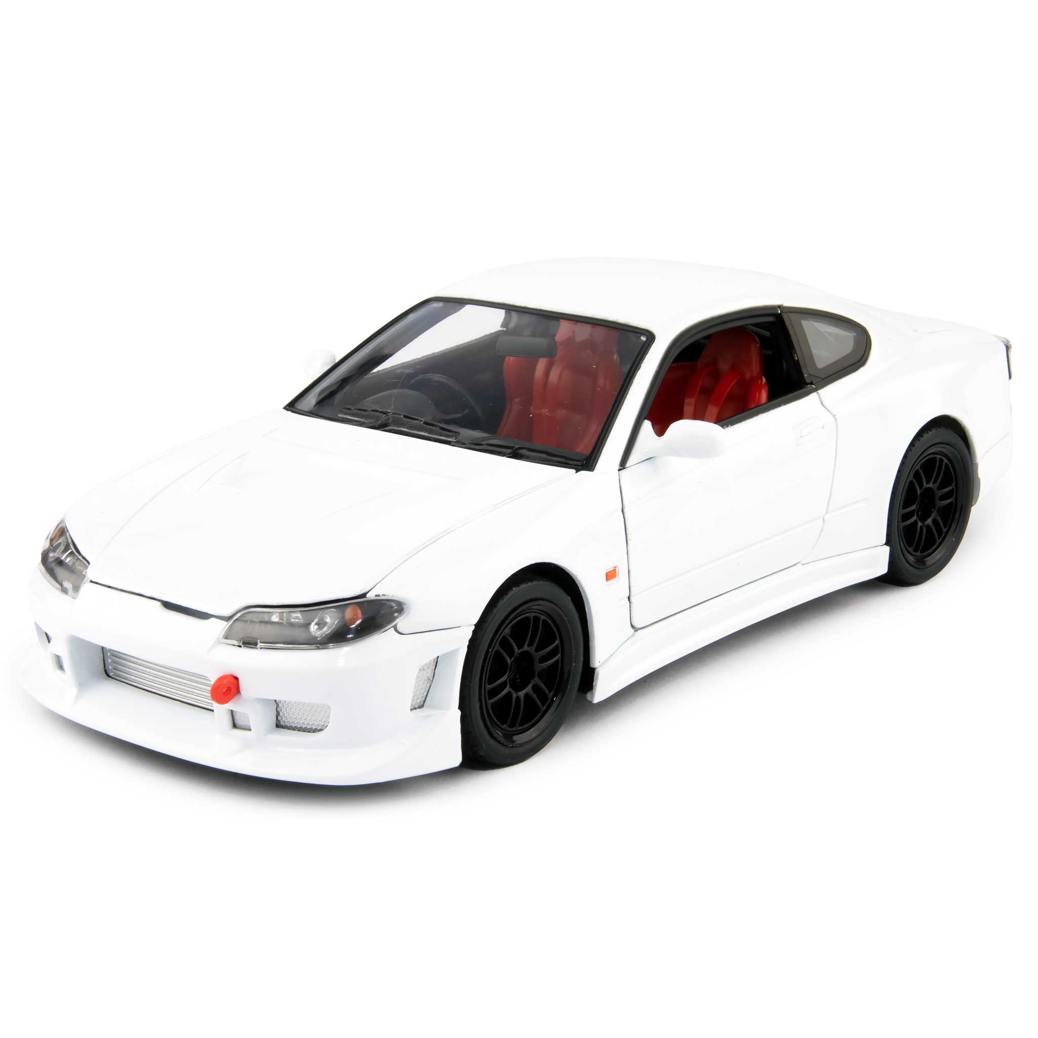 Nissan Silvia S-15 RS-R Diecast Model Car white - 1:24 Scale-Welly-Diecast Model Centre