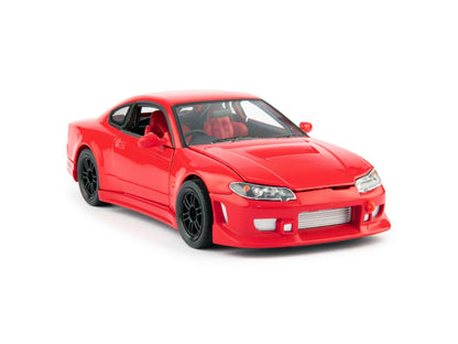 Nissan Silvia S-15 RS-R Diecast Model Car red - 1:24 Scale-Welly-Diecast Model Centre
