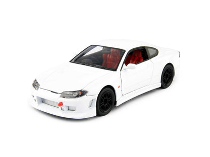 Nissan Silvia S-15 RS-R Diecast Model Car white - 1:24 Scale-Welly-Diecast Model Centre