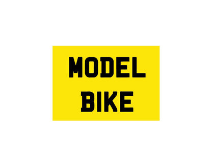 Personalised Bike Number Plates-Diecast Model Centre-Diecast Model Centre