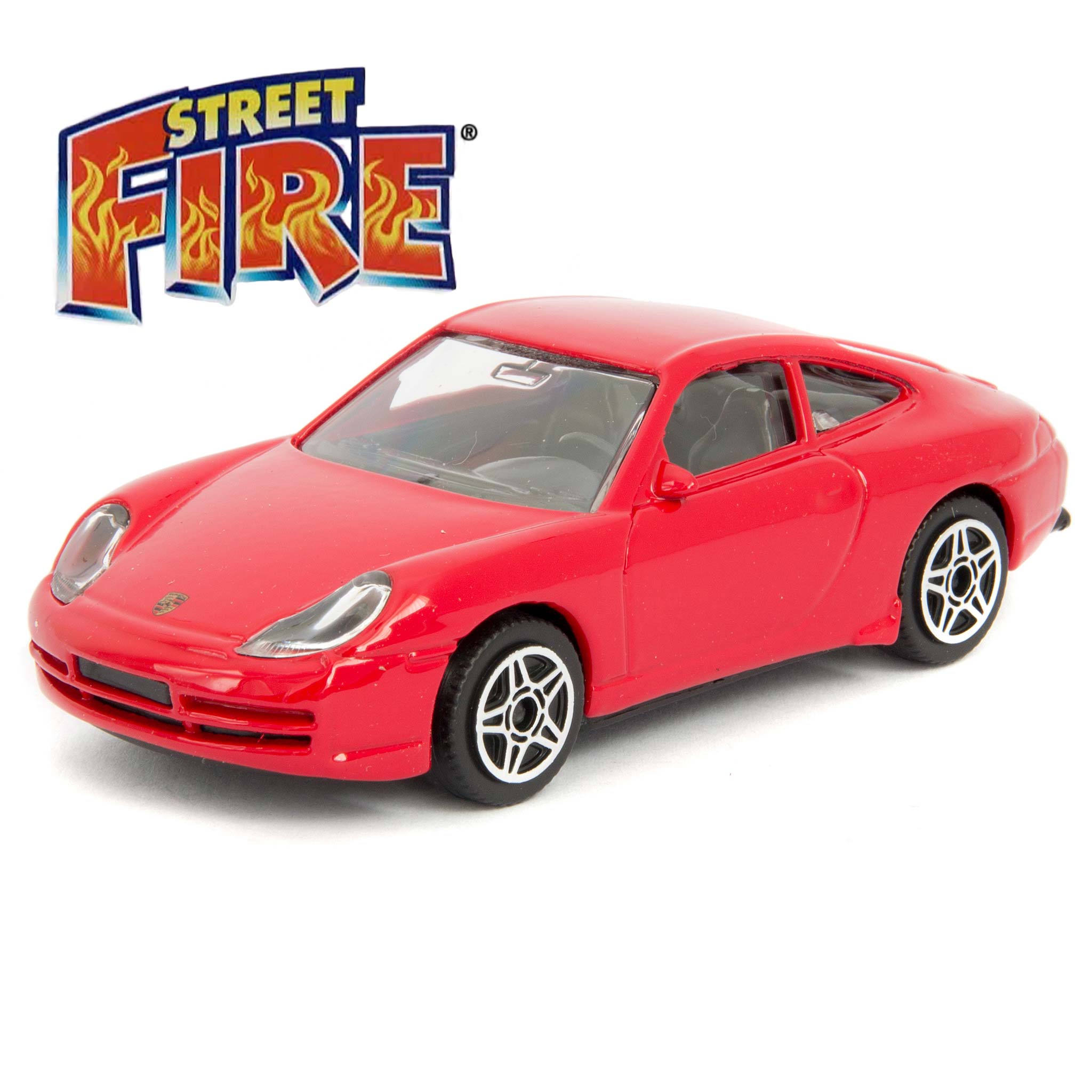 Porsche 911 Carrera 4 Diecast Toy Car 1998 red - 1:43 Scale-Bburago-Diecast Model Centre