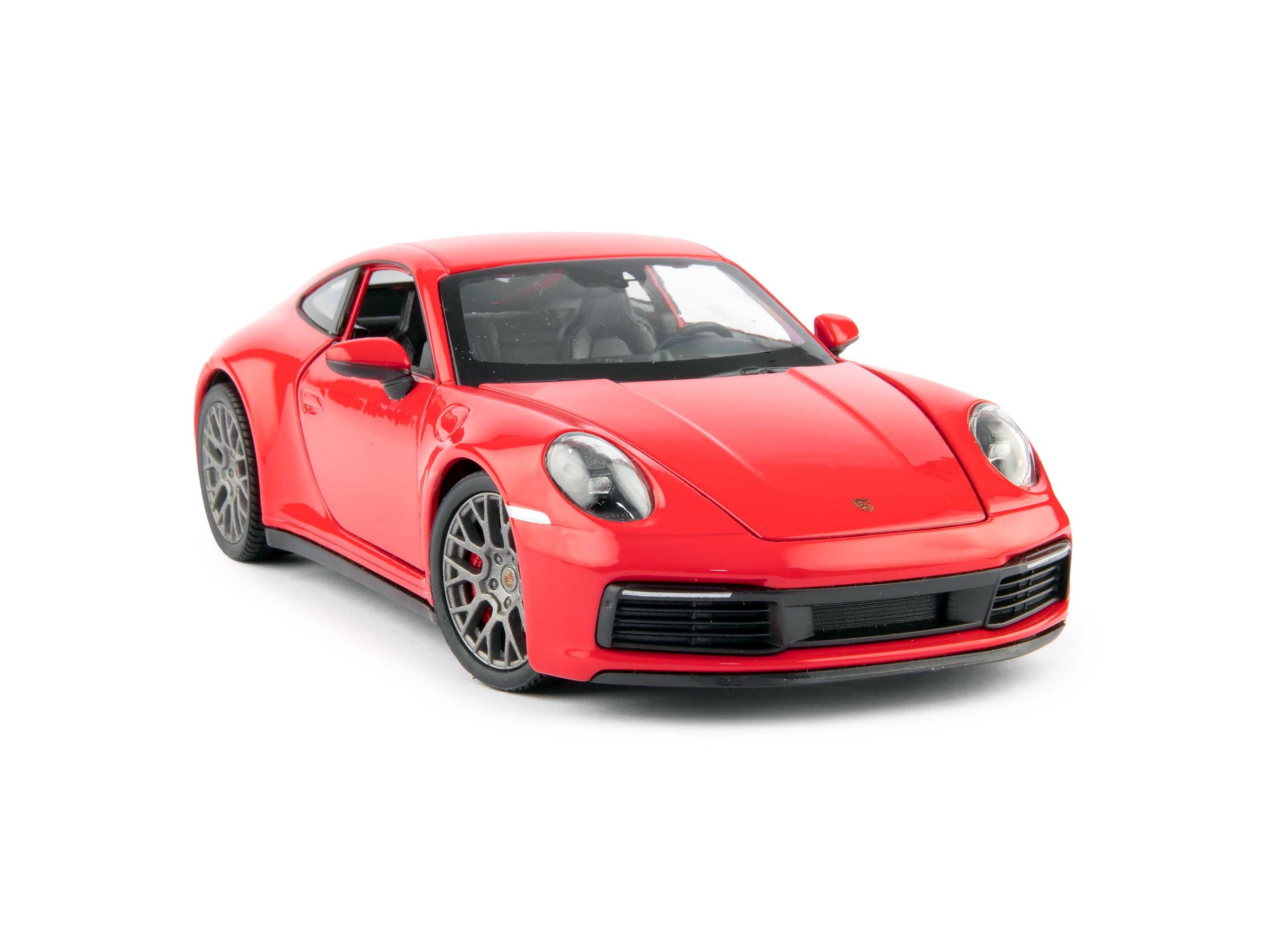 Porsche 911 Carrera 4S Diecast Model Car red - 1:24 Scale-Welly-Diecast Model Centre