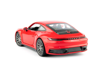 Porsche 911 Carrera 4S Diecast Model Car red - 1:24 Scale-Welly-Diecast Model Centre