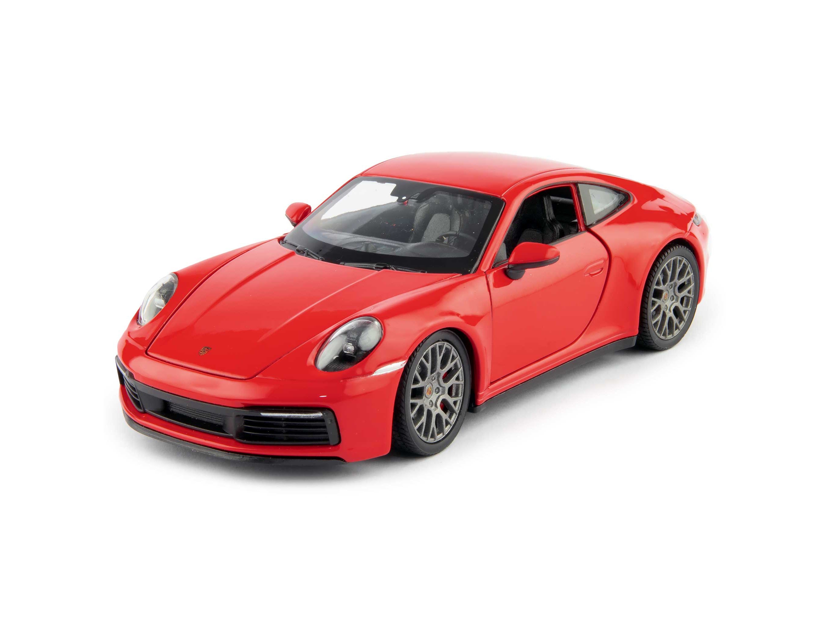 Porsche 911 Carrera 4S Diecast Model Car red - 1:24 Scale-Welly-Diecast Model Centre