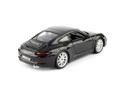 Porsche 911 Carrera S 2011 Black 1:24 Scale Bburago Diecast Model