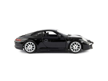 Porsche 911 Carrera S 2011 Black 1:24 Scale Bburago Diecast Model