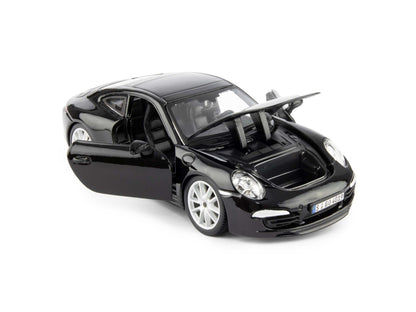 Porsche 911 Carrera S 2011 Black 1:24 Scale Bburago Diecast Model