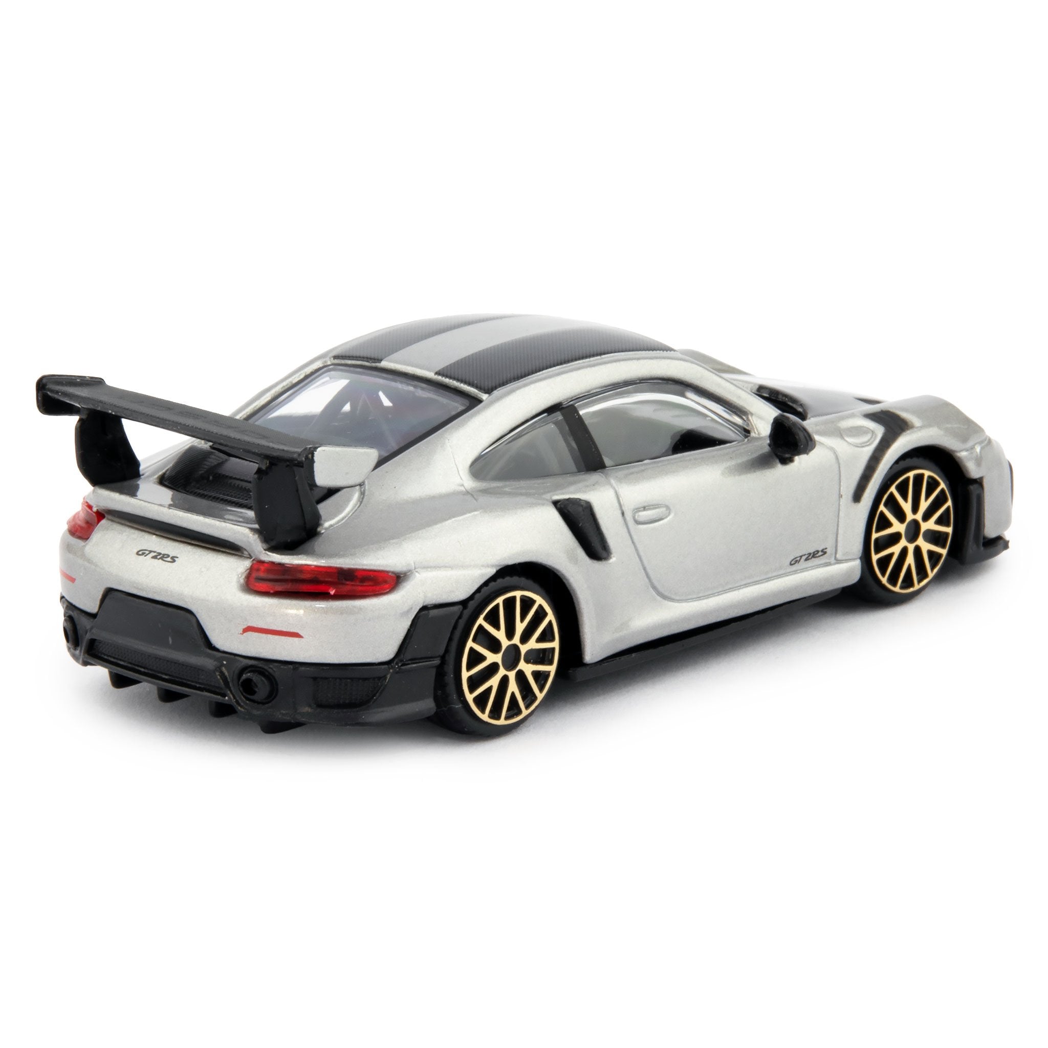 Porsche 911 GT2 RS Diecast Toy Car silver - 1:43 Scale-Bburago-Diecast Model Centre
