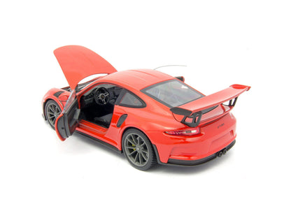 Porsche 911 GT3 RS Diecast Model Car 2016 red - 1:24 Scale-Welly-Diecast Model Centre