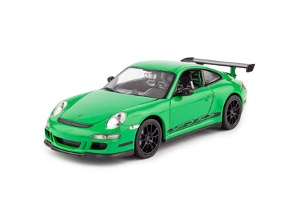 Porsche 911 GT3 RS Diecast Model Car green - 1:24 Scale-Welly-Diecast Model Centre