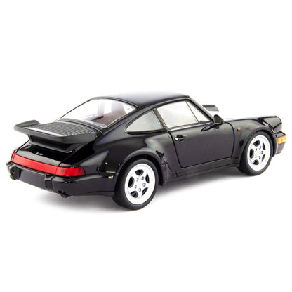 Porsche 911 Turbo Diecast Model Car black - 1:24 Scale-Welly-Diecast Model Centre