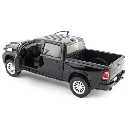 RAM 1500 Crew Cab Laramie Diecast Model Pickup Truck 2019 black - 1:24 Scale-Motormax-Diecast Model Centre