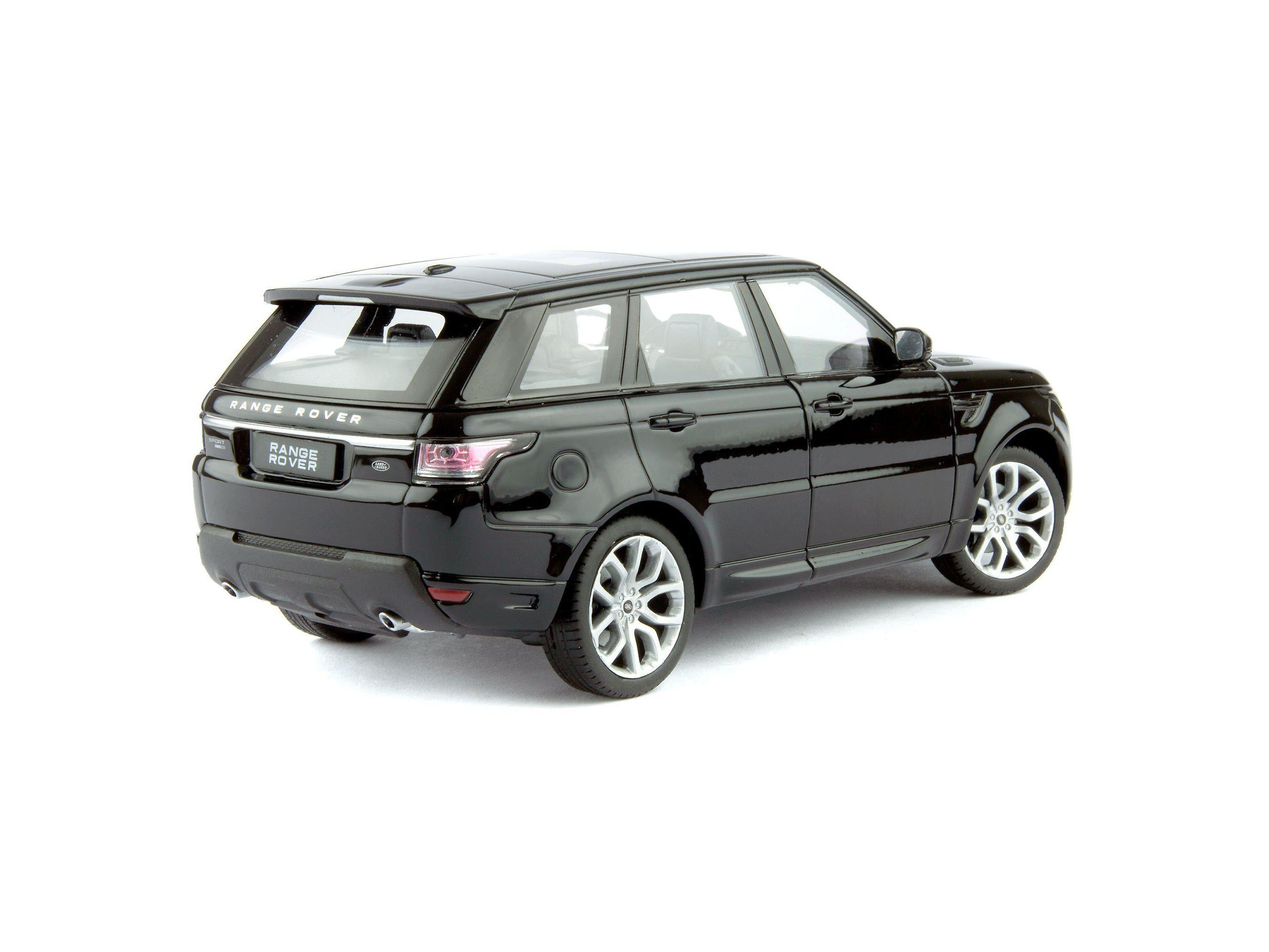 Range Rover Sport Diecast Model Car black - 1:24 Scale-Welly-Diecast Model Centre