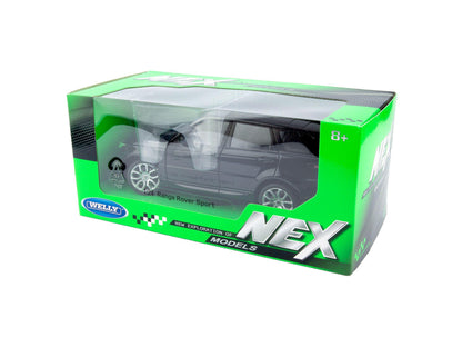 Range Rover Sport Diecast Model Car black - 1:24 Scale-Welly-Diecast Model Centre
