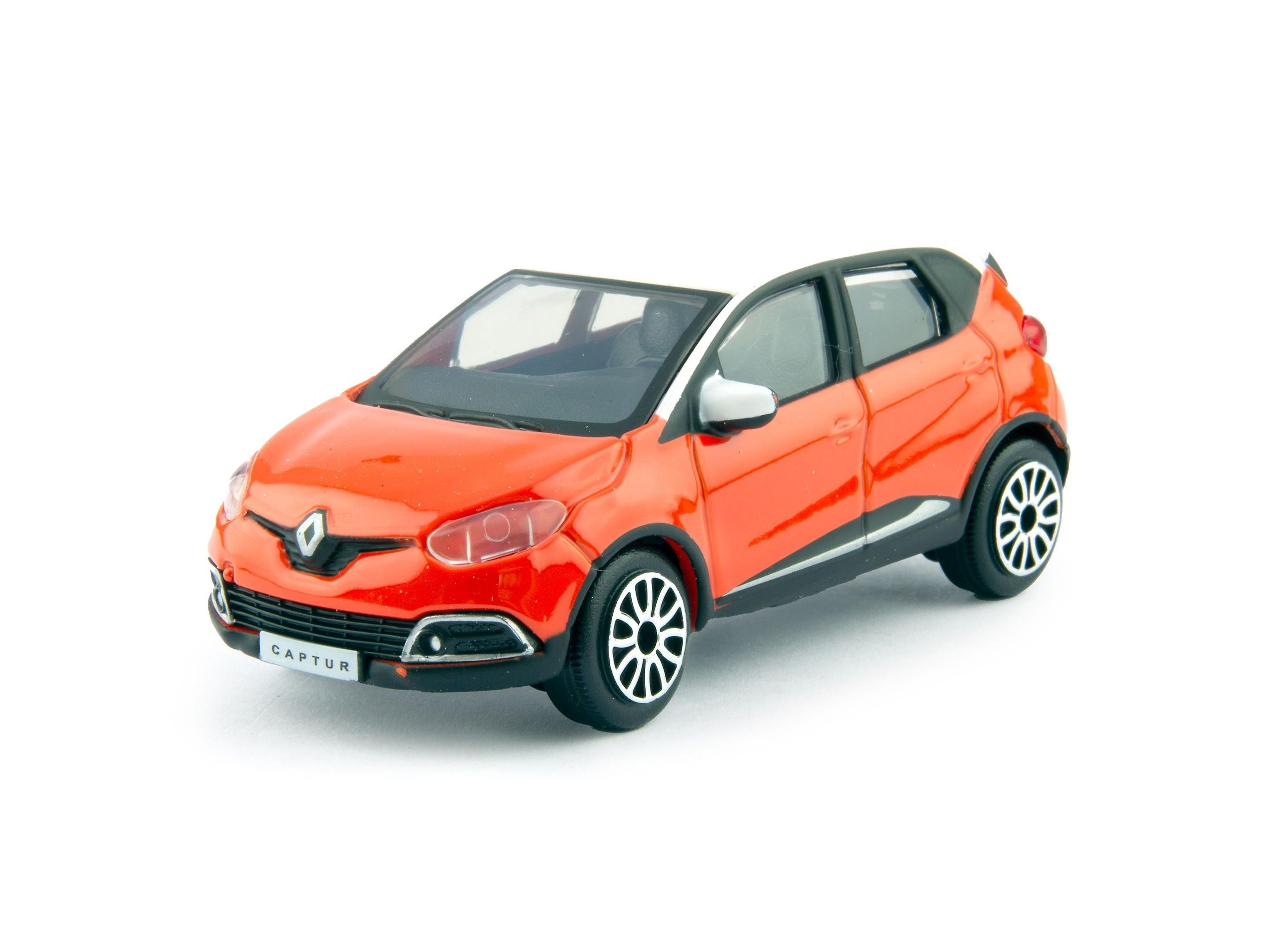 Renault Captur orange/white - 1:43 Scale Diecast Toy Car-Bburago-Diecast Model Centre