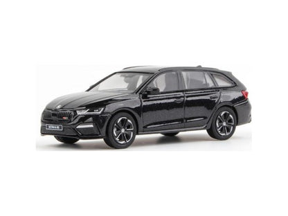 Skoda Octavia Estate vRS 2020 black - 1:43 Scale Diecast Model Car-Abrex-Diecast Model Centre