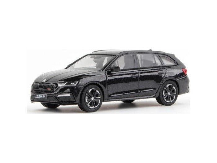 Skoda Octavia Estate vRS 2020 black 1:43 Scale Model Car