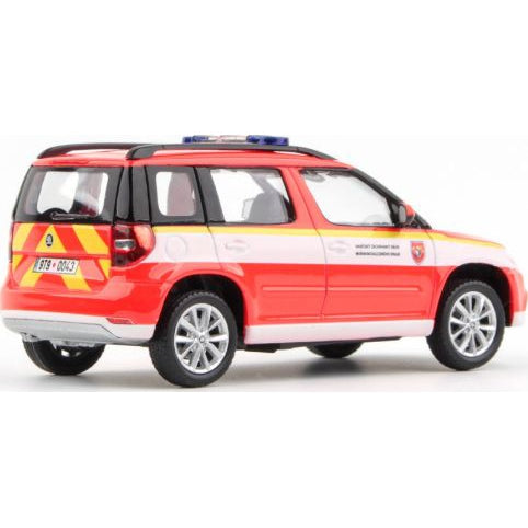 Skoda Yeti FL 2013 Fire Brigade Moravian Silesian Region - 1:43 Scale Diecast Model Car-Abrex-Diecast Model Centre