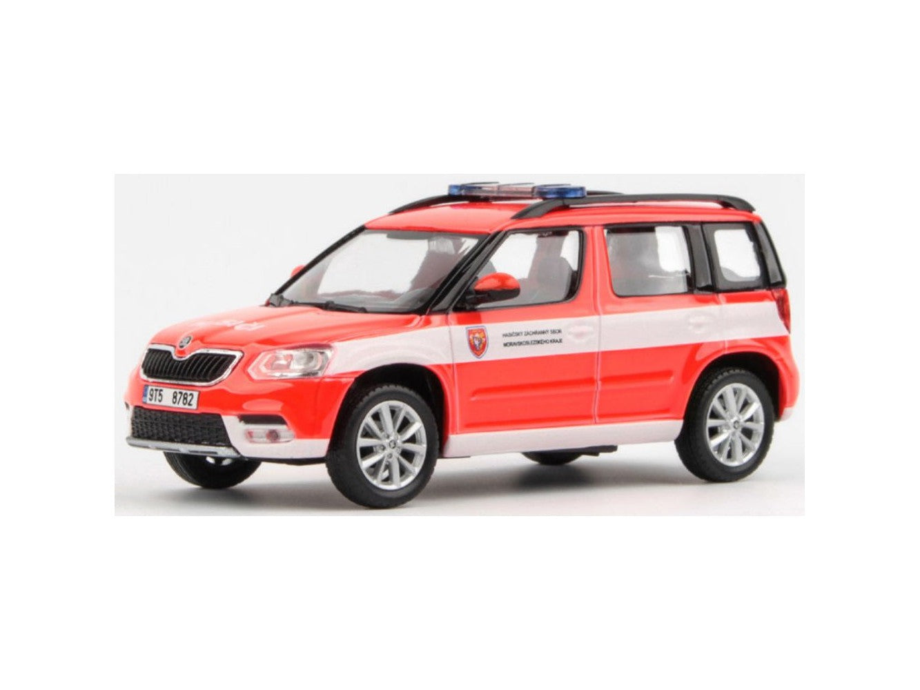 Skoda Yeti FL 2013 HZS Moravskoslezskeho Kraje - 1:43 Scale Diecast Model Car-Abrex-Diecast Model Centre