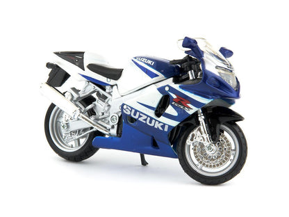 Suzuki GSX-R750 blue/white 1:18 Scale Motorcycle Model