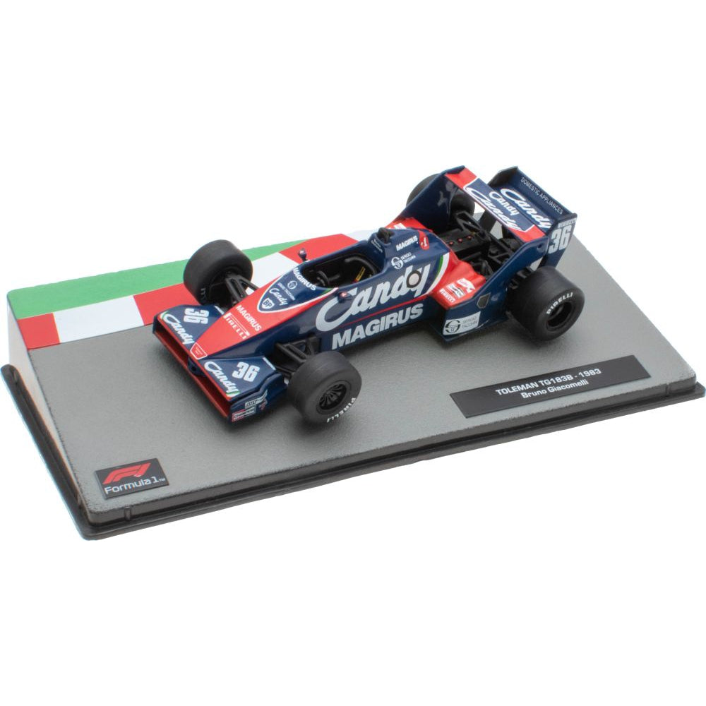 Toleman TG183B #36 F1 1983 Giacomelli - 1:43 Scale Diecast Model Car-Unbranded-Diecast Model Centre