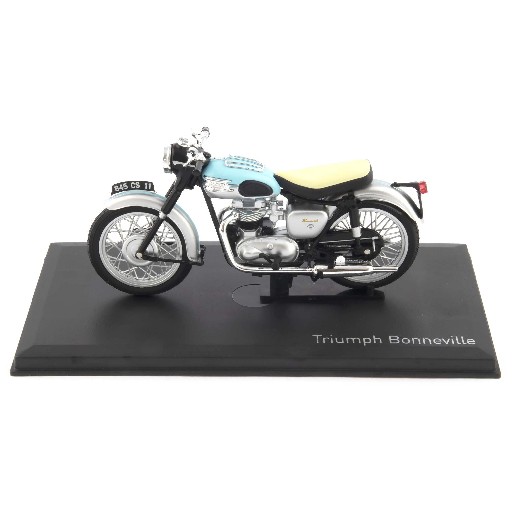 Triumph Bonneville Diecast Model Motorcycle 1959 blue - 1:18 Scale-Norev-Diecast Model Centre