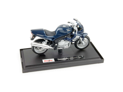 Triumph Sprint RS blue - 1:18 Scale Diecast Model Motorcycle-Maisto-Diecast Model Centre