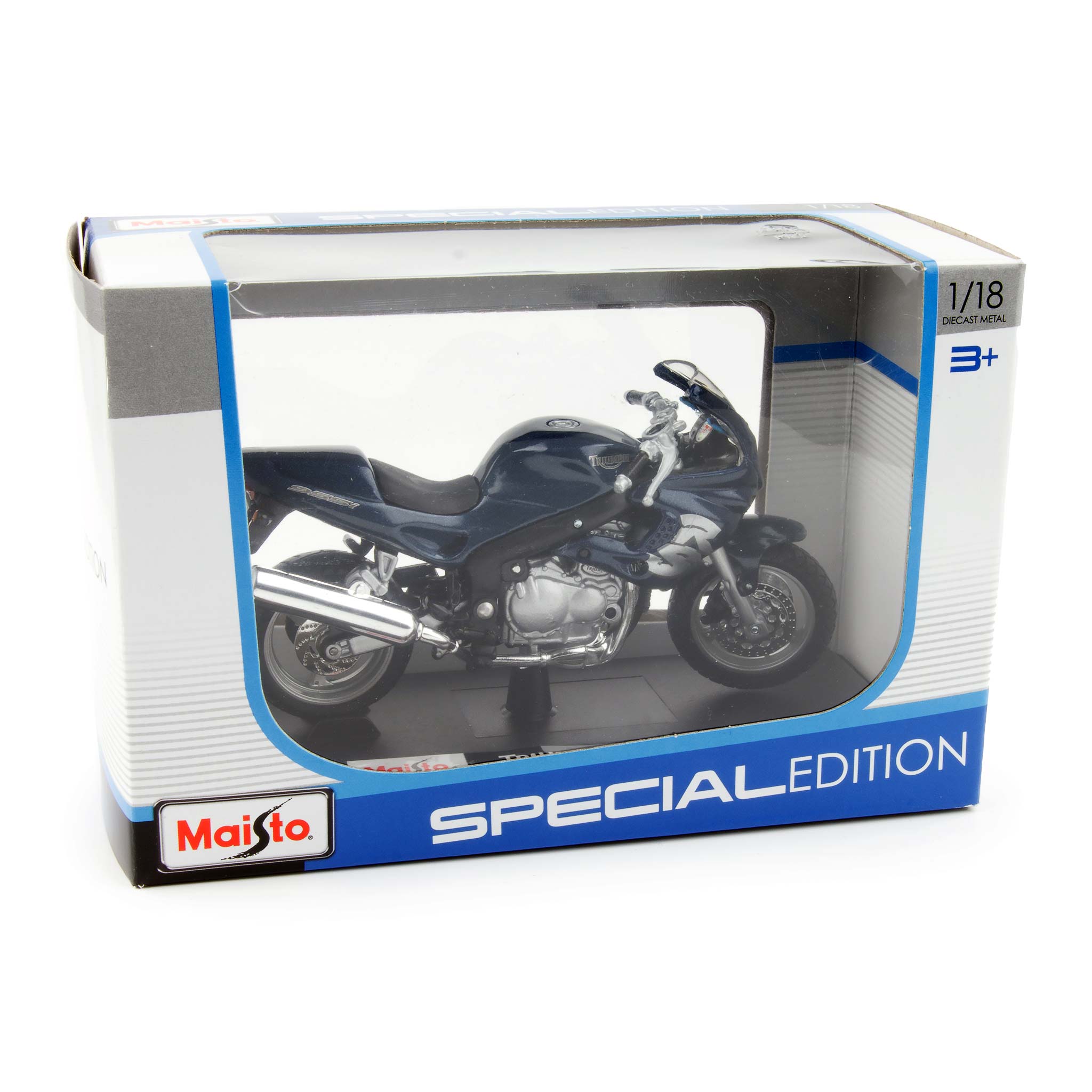 Triumph Sprint RS blue - 1:18 Scale Diecast Model Motorcycle-Maisto-Diecast Model Centre