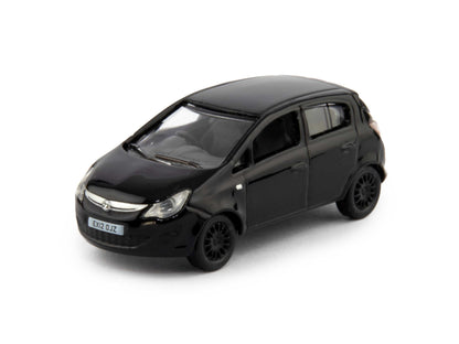Vauxhall Corsa Diecast Model Car black 1:76 Scale