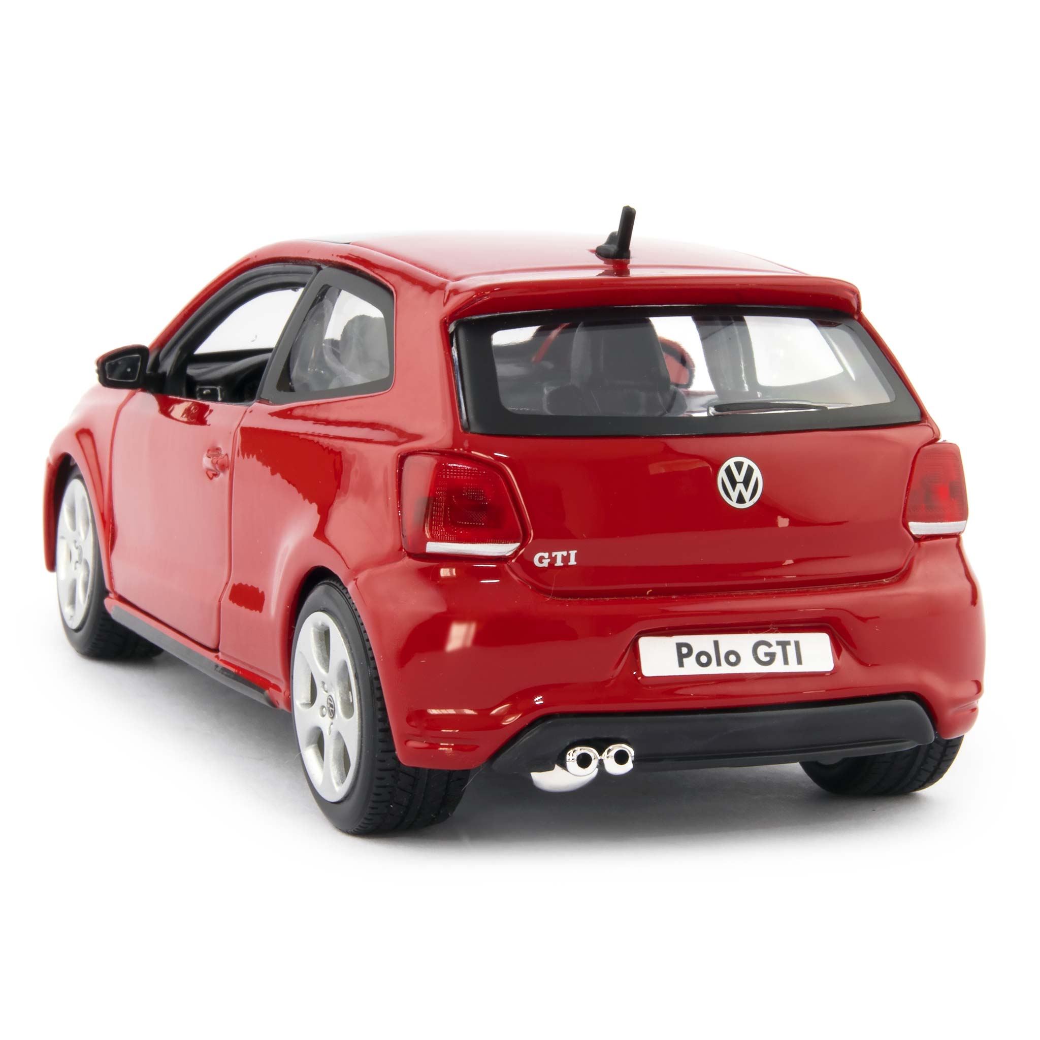 Volkswagen Polo GTi Mk5 Diecast Model Car red - 1:24 Scale-Bburago-Diecast Model Centre