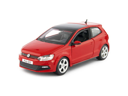 Volkswagen Polo GTi Mk5 Diecast Model Car red - 1:24 Scale-Bburago-Diecast Model Centre