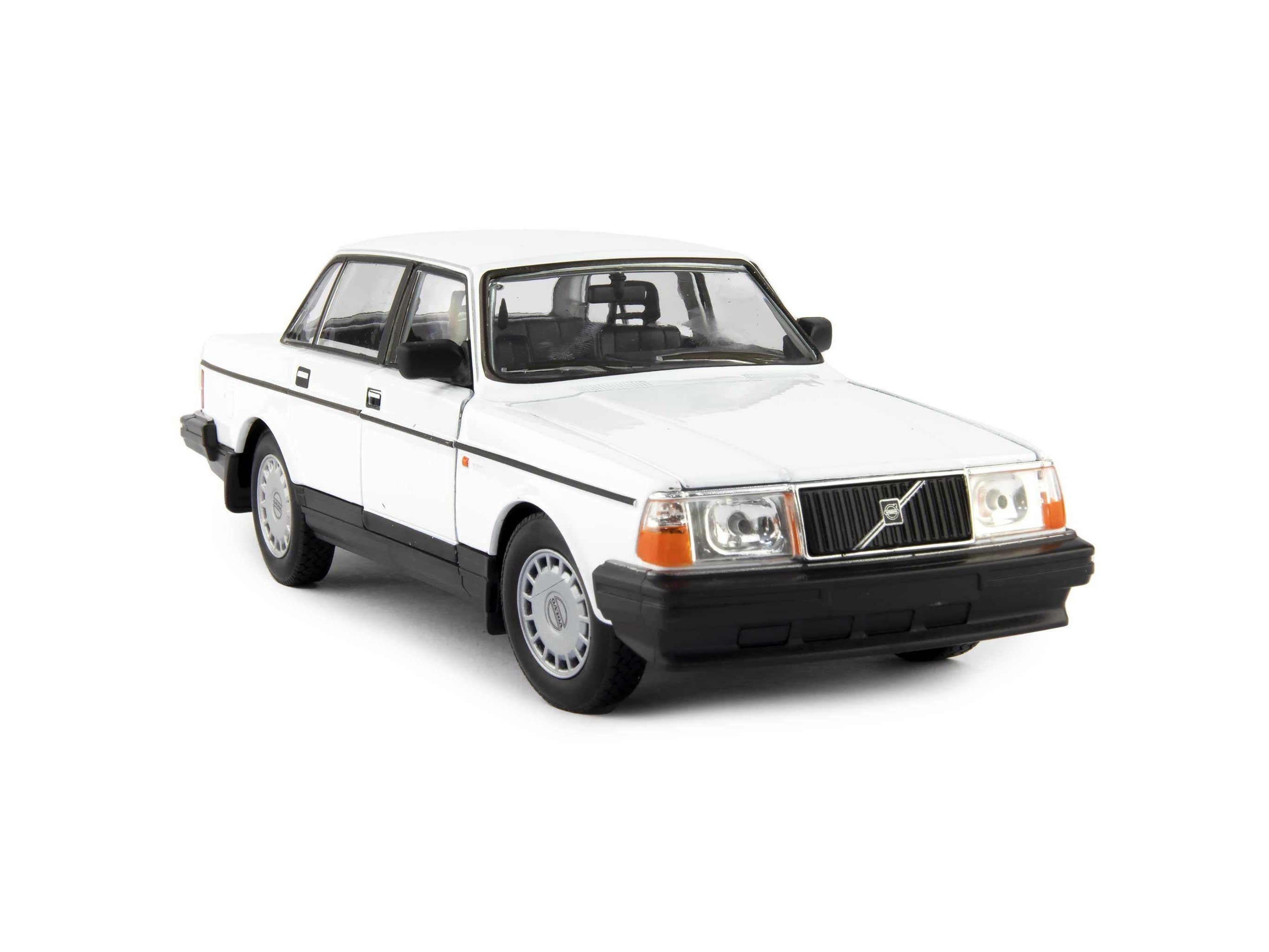 Volvo 240 GL Diecast Model Car white - 1:24 Scale-Welly-Diecast Model Centre