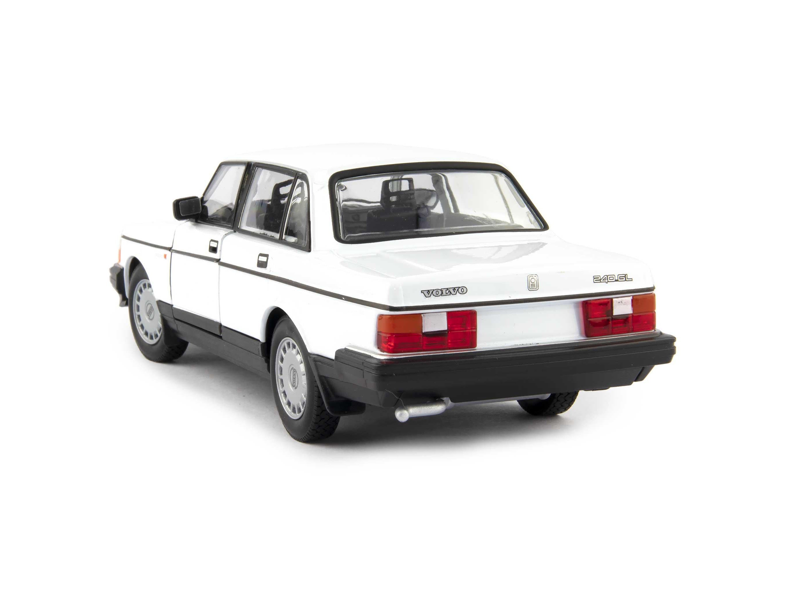 Volvo 240 GL Diecast Model Car white - 1:24 Scale-Welly-Diecast Model Centre