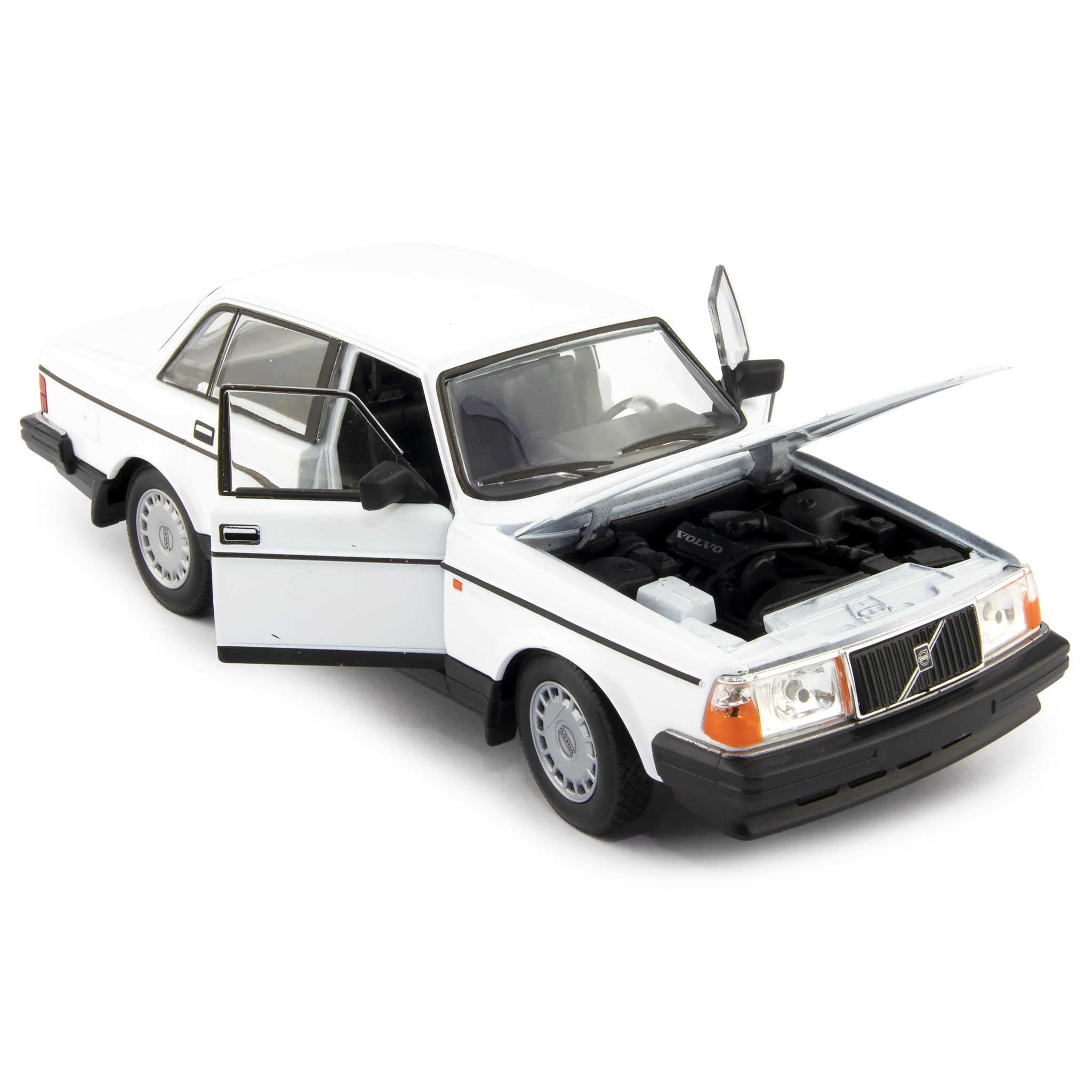 Volvo 240 GL Diecast Model Car white - 1:24 Scale-Welly-Diecast Model Centre