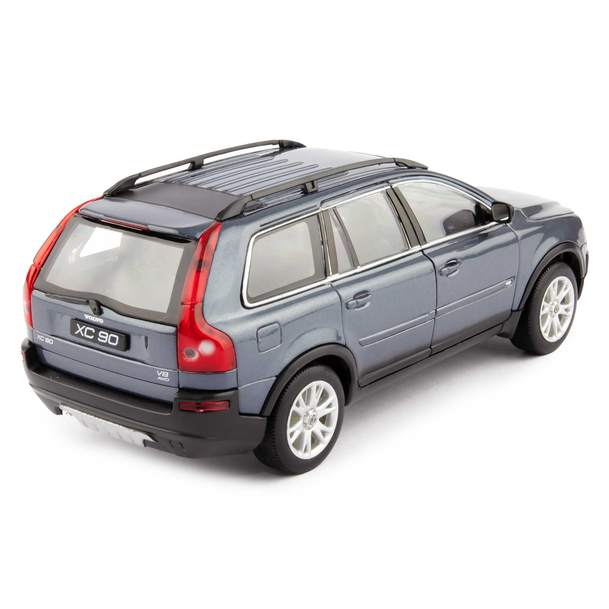 Volvo XC90 Diecast Model Car grey - 1:24 Scale-Welly-Diecast Model Centre